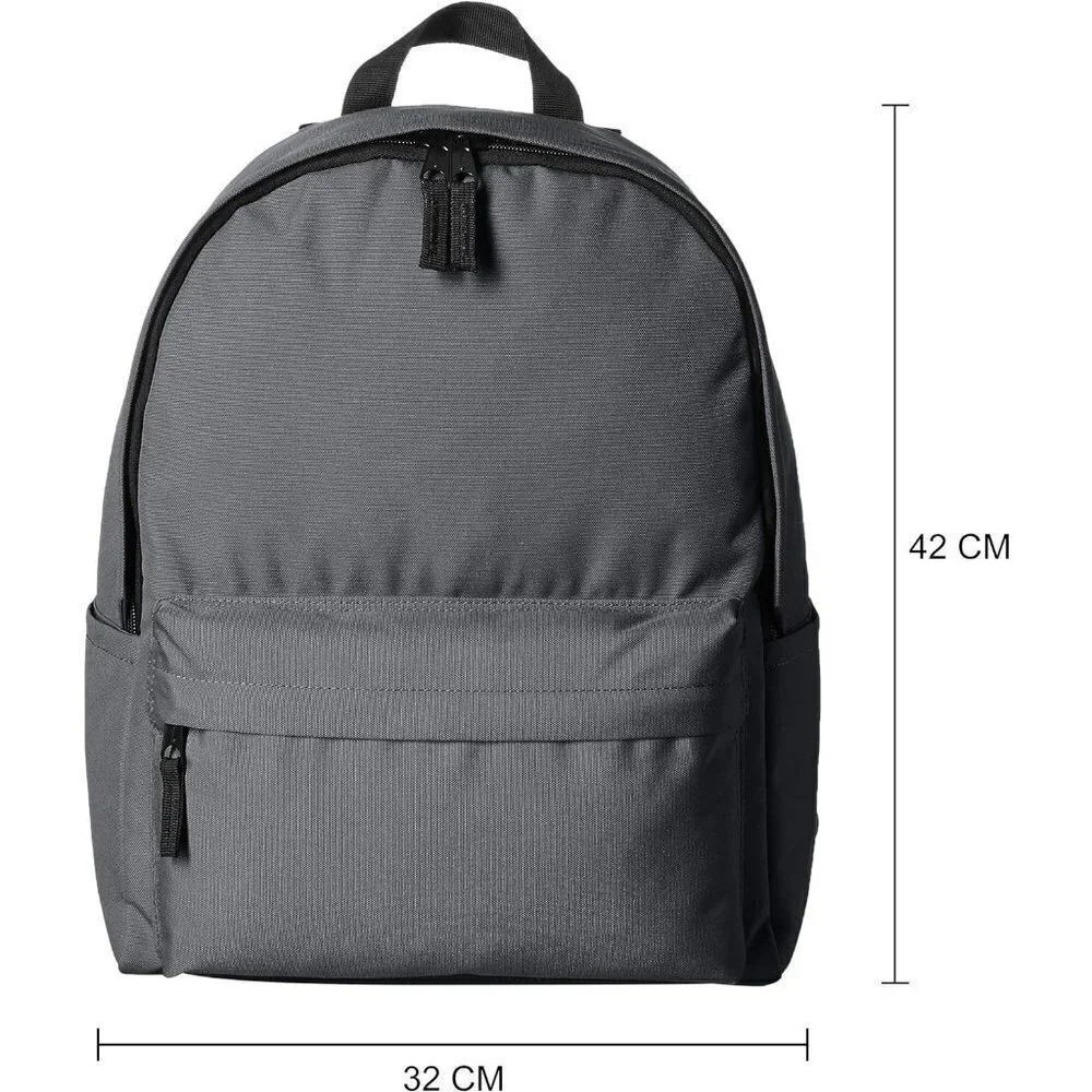 Lids Gray Durable Adjustable Padded Shoulder Straps Classic School  Backpack - Picture 5 of 5